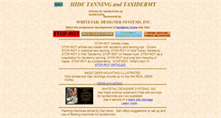 Desktop Screenshot of hidetanning.net