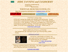 Tablet Screenshot of hidetanning.net
